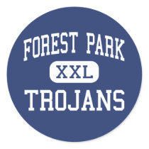 Forest Park - TROJANS - High - Beaumont Texas Stickers