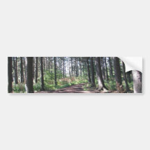 Forest Path Collection Bumper Sticker