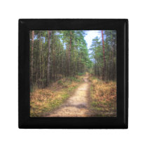 Forest Path HDR wooden keepsake gift box gift boxes