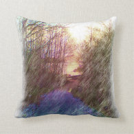 Forest Path Pillow