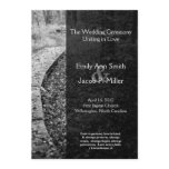 Forest Path Wedding Program Personalized Invitations