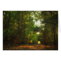 Forest Pathway greetings card cards
