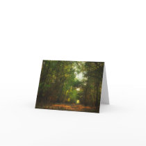 Forest Pathway note card cards