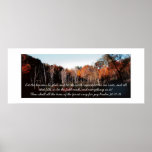 Forest Poster Psalm 96:11-12