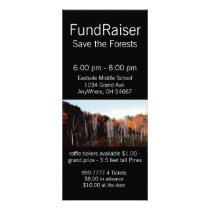 Forest  Rack Card rack cards