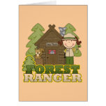 Forest Ranger - Brunette Girl cards