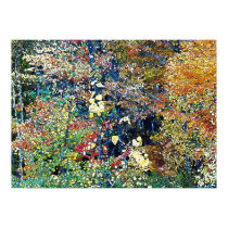 forest scene as painting posters