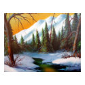 Forest Snow Scene posters