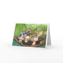 'Forest Song' Blank Greeting Card by thefairyring 'Forest Song' Blank Greeting Card