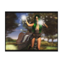 Forest Sorceress # 2 postcards