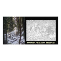 Forest Sun Rays in the Snow #24 photo cards