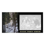 Forest Sun Rays in the Snow #24 Photo Card