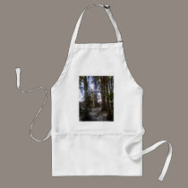Forest Sun Rays in the Snow #32 aprons