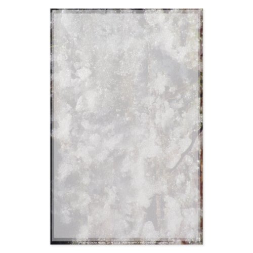 Forest Sun Rays in the Snow #35 stationery