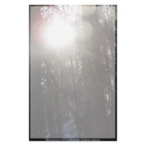 Forest Sun Rays in the Snow #50 stationery by dlmtleArt Forest Sun Rays in the Snow #50 stationery