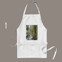 Forest Sun Rays in the Snow #54 aprons