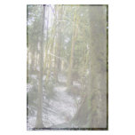Forest Sun Rays in the Snow #54 Custom Stationery