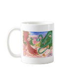 Forest Sunset Dragon and Phoenix Mug