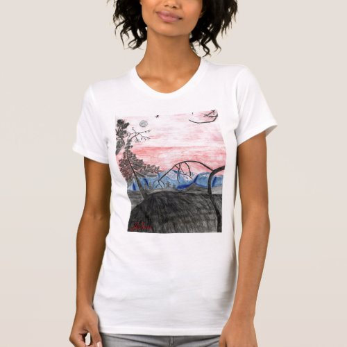 Forest Sunset Tank Top by Julia Hanna shirt