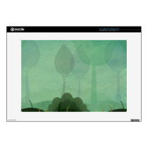 Forest trees laptop skin skins