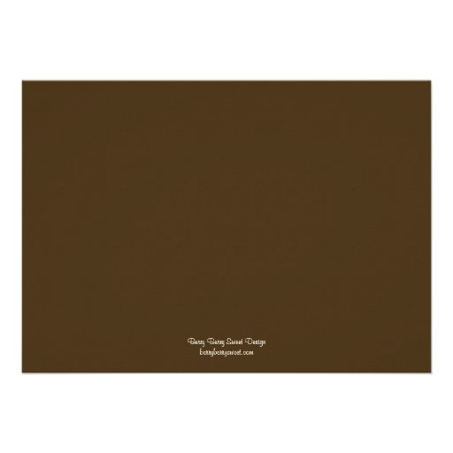 Forest Trees Wedding Invitation - Orange -