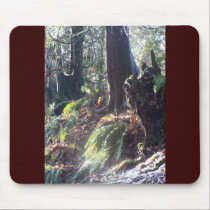 forest "troll" in the snow #2 mousepads