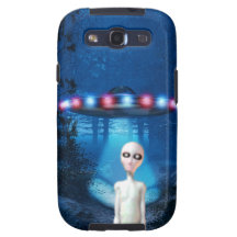 Forest UFO Close Encounter Case Galaxy SIII Cases