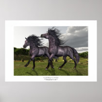 animals, background, barren, beautiful, beauty, blue, bright, clear, cloud, colorful, desert, ecology, empty, environment, equine, flowing, grass, green, horizon, horses, landscape, mammals, meadow, mirror, mountain, mustangs, natural, nature, outdoor, plains, rays, reflection, rock, sand, scenery, season, skies, sun, sunlight, sunny, Poster with custom graphic design