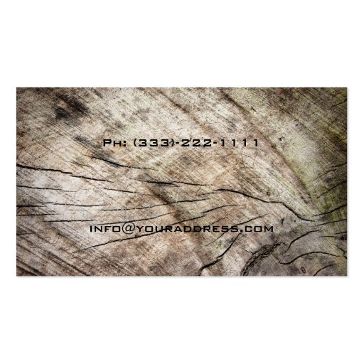 Forester Business Card (back side)