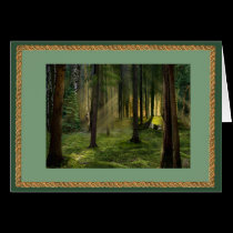 Forests of Dawn Easter card cards