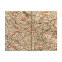 forests of France and Roman roads and churches Post Cards