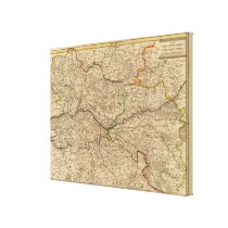 forests of France Stretched Canvas Print