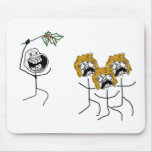 Forever Alone Christmas Mousepad