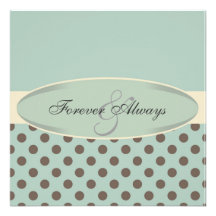 Forever & Always Elegant Wedding Invitation