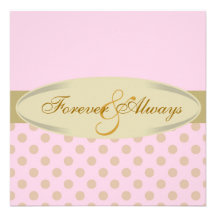 Forever & Always Elegant Wedding Invitation