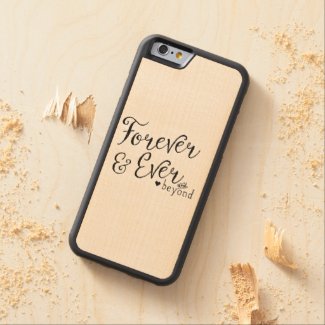 Forever and Ever and Beyond Carved® Maple iPhone 6 Bumper
