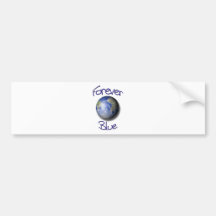 Forever Blue Earth Bumper Stickers