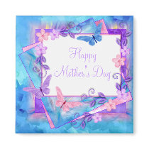 forever butterflies-Happy Mother's Day-2 magnets by Just2Cute forever butterflies-Happy Mother's Day-2 magnets