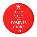 Forever Carry On Fridge Magnet