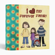 forever family scrapbook/ photo album 3 ring binders