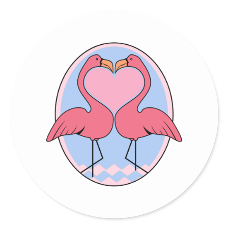 Forever Flamingos Sticker