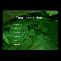 Forever Green business cards