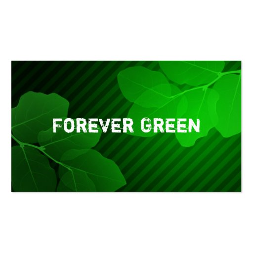 Forever Green Business Cards