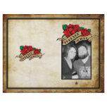 Forever Joined Rose Urban Tattoo Wedding Program Full Color Flyer