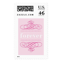 Forever Light  Pink Postage Stamp