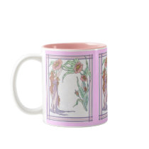 Forever Love Pink and Purple mugs