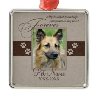 Forever Loved Pet Sympathy Ornaments