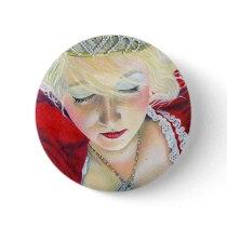 Forever Mine Princess Heart Locket Button