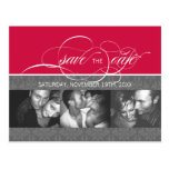 Forever More  SAVE THE DATE Photo Postcard:cherry