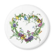 Forever Pansies magnets